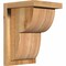 Ekena Millwork Crestline Rough Sawn Corbel w/Backplate, Western Red Cedar, 8"W x 8"D x 12"H COR08X08X12CRE01RWR - alternate 1